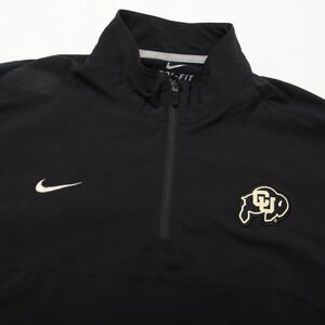 Colorado Buffaloes Shirt Mens XL NCAA Football Nike Dri Fit Pullover 1/4 Zip